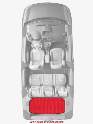 ЭВА коврики «Queen Lux» багажник для Subaru Baja